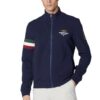 AERONAUTICA MILITARE Granatowa męska bluza rozpinana