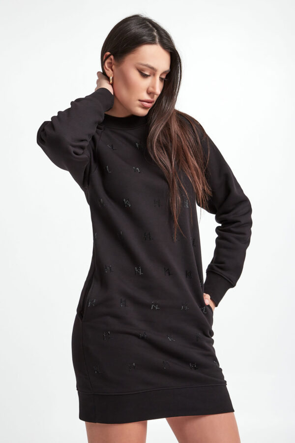 Sukienka dresowa KARL LAGERFELD