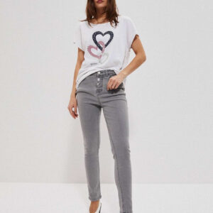 91baf48cce462003dc28a77fdf985419810079b1 Jeansy push up szare