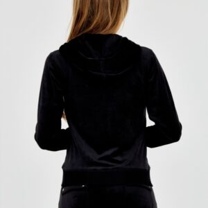 922d68d0aa4adf0c09f4e2c20e0bba8df17767b0 JUICY COUTURE Czarna rozpinana bluza damska
