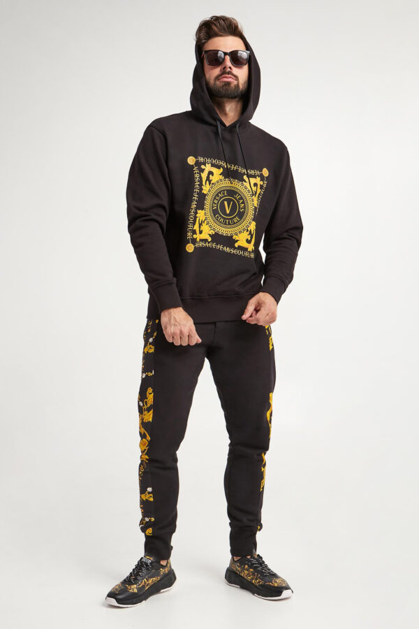 94a13b57a9ce6c6d9e25cfca93c2973d0bc3a09a Bluza męska z kapturem VERSACE JEANS COUTURE