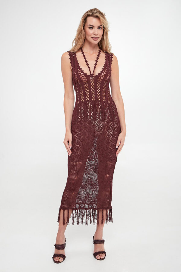 Sukienka ażurowa PATRIZIA PEPE