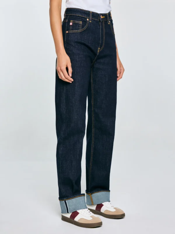 Jeansy damskie granatowe Avril 799