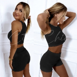 Komplet prążek 912 black