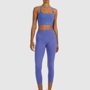 4F Biustonosz treningowy z niskim wsparciem - granatowy