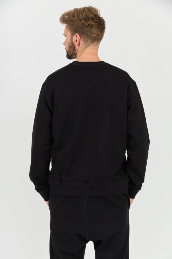 DSQUARED2 Czarna męska bluza Icon Blur Cool Fit Crewneck