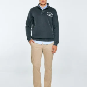 Bluza męska ze stójką czarna Julian 906