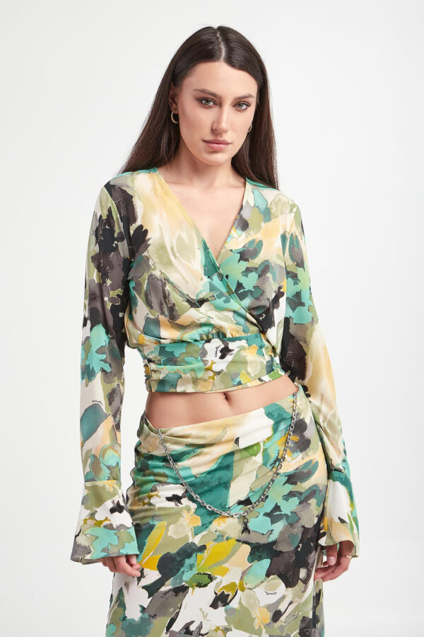 Bluzka damska wiązana PATRIZIA PEPE