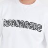 DSQUARED2 Biała bluza męska z logo outline