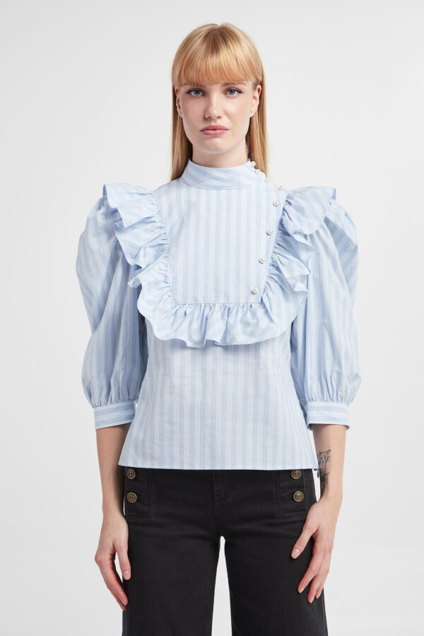 Koszula damska z żabotem CUSTOMMADE