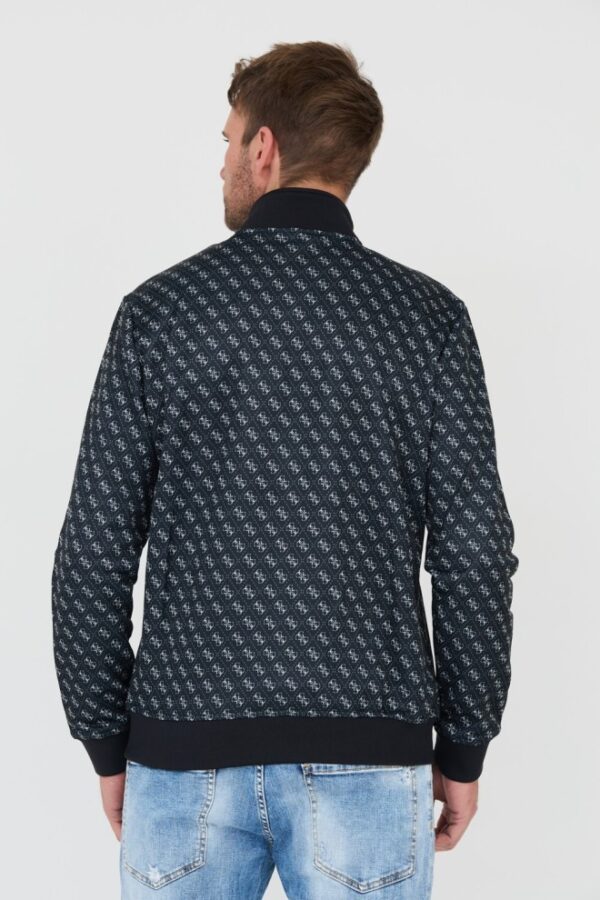 GUESS Czarna męska bluza logowana