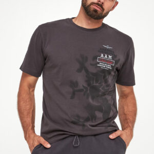 a37e745ed73565ae1a5152464e3bc310b14bbdc7 T-shirt męski AERONAUTICA MILITARE