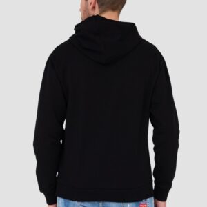 MOSCHINO Czarna męska bluza z kapturem