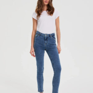 Jeansy skinny niebieskie