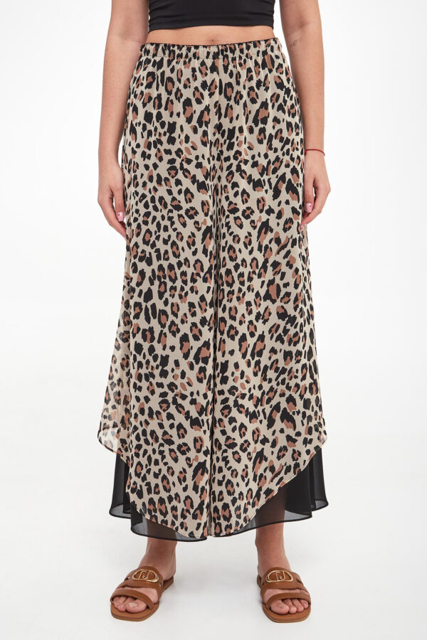 Spodnie damskie w panterkę JOSEPH RIBKOFF