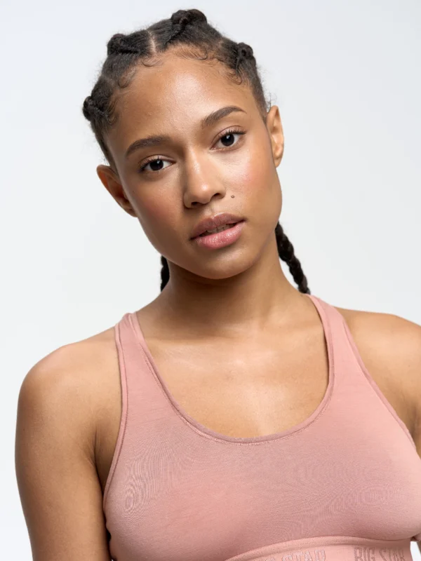 Biustonosz damski różowy Catherine 600