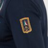 AERONAUTICA MILITARE Granatowa męska bluza rozpinana SWEATSHIRT