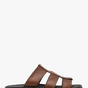 Brązowe klapki męskie