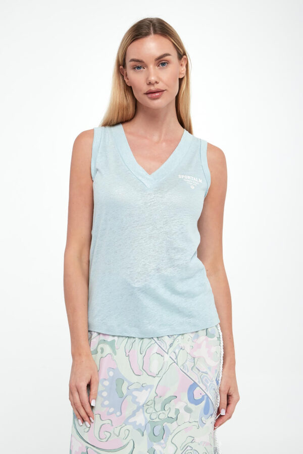 Top damski lniany SPORTA