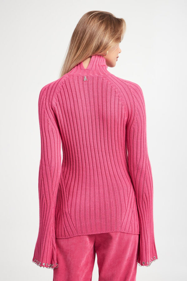 Sweter damski z golfem PATRIZIA PEPE