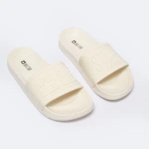 Klapki damskie plażowe beżowe NN274A667 800