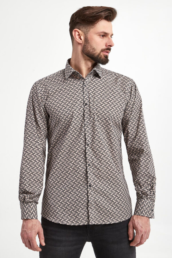 Koszula męska popelinowa KARL LAGERFELD