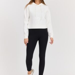 GUESS Biała damska bluza New Alisa z dużym logo