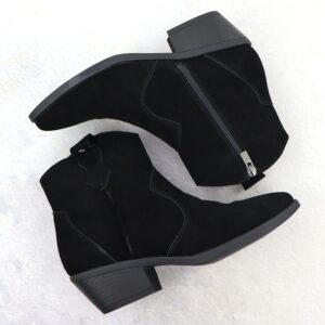 Skórzane botki damskie kowbojki czarne Big Star SS274462