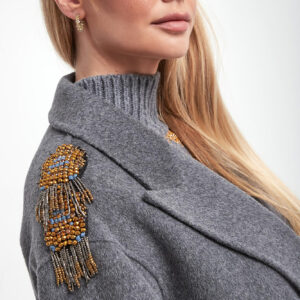 Płaszcz damski wełniany ERMANNO FIRENZE