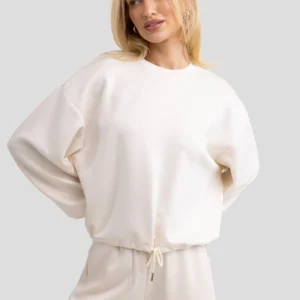 Bluza damska z wiskozy kremowa Lunara 103