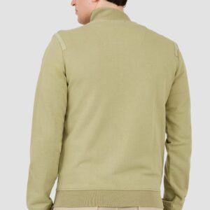 AERONAUTICA MILITARE Zielona męska bluza Embroidered 51st