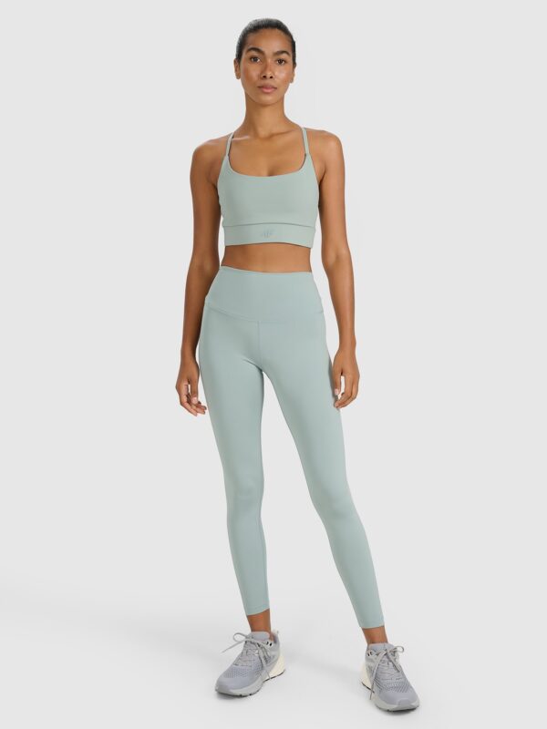 4F Biustonosz treningowy z niskim wsparciem - zielony