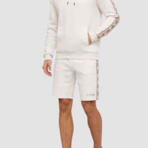 b747d4ed2de9e29601955e589f4669536a6be95b GUESS Beżowa męska bluza z lampasami Mickey