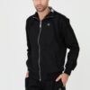 PHILIPP PLEIN Czarna męska bluza dresowa Jogging Zipped Jacket