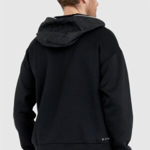 LA MARTINA Czarna bluza męska ze srebrnym logo