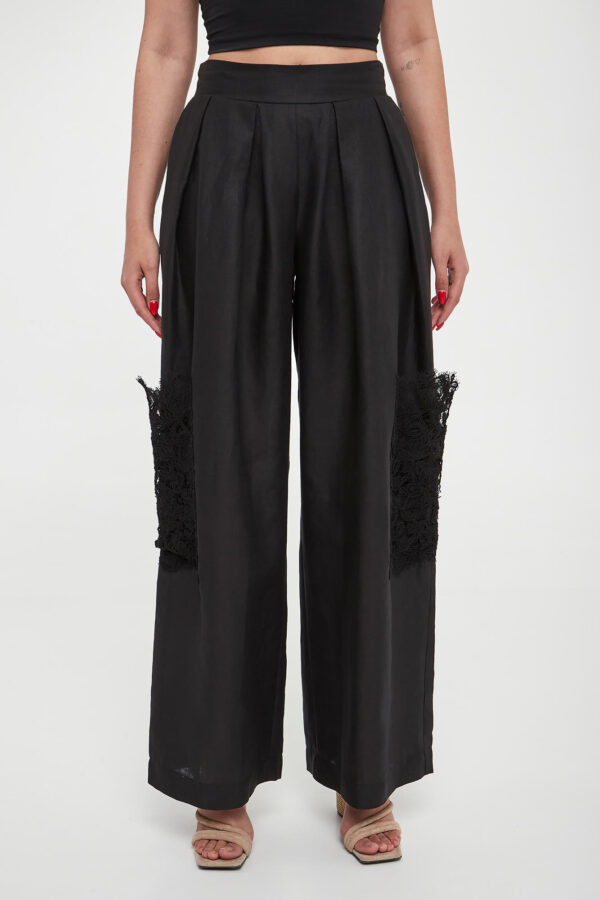 Spodnie damskie lniane ERMANNO SCERVINO LIFE