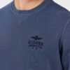 AERONAUTICA MILITARE Niebieska męska bluza With Vintage Effect