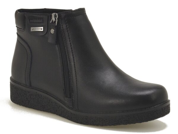 Czarne skórzane botki Sergio Leone BT25348