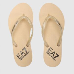 EA7 Złote klapki japonki
