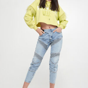 Bluza damska z piórami Avigliana PINKO