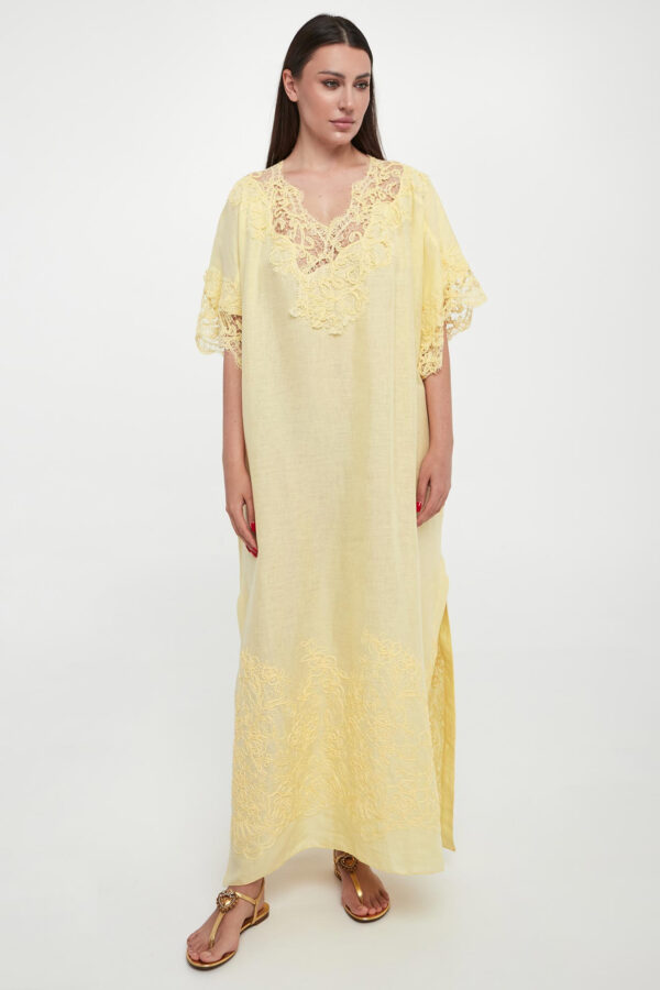 Sukienka lniana ERMANNO SCERVINO LIFE