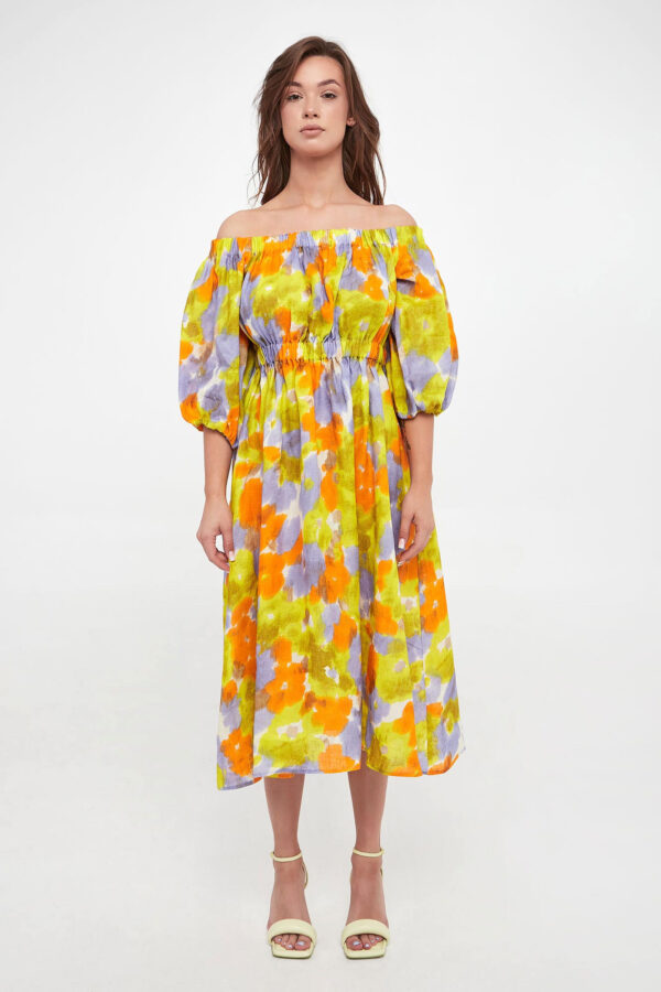 Sukienka lniana Samara MARELLA