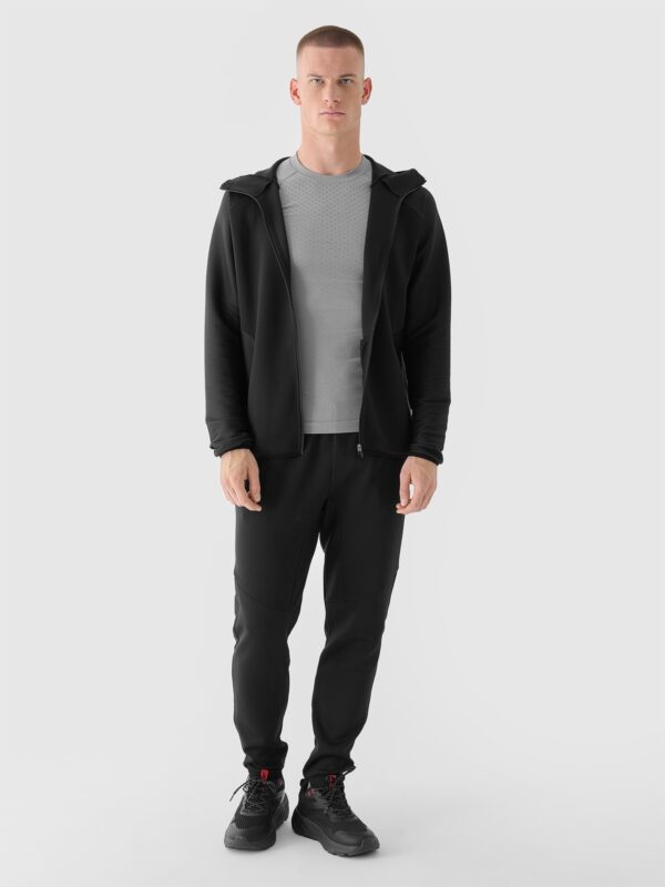 4F Bluza treningowa szybkoschnąca męska 4F x Robert Lewandowski - czarna