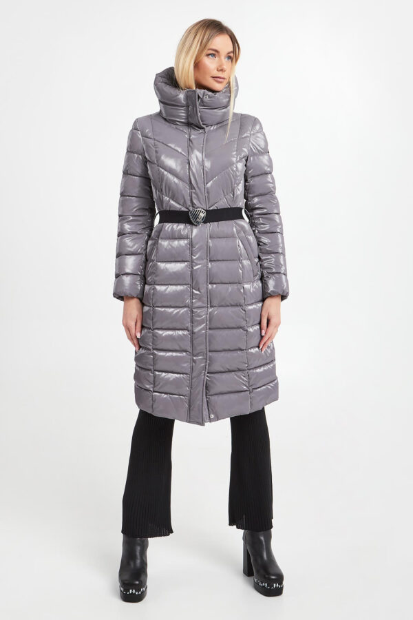 Płaszcz damski pikowany EA7 EMPORIO ARMANI