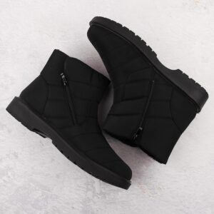 Wodoodporne śniegowce męskie ocieplane czarne Unisoft 8002