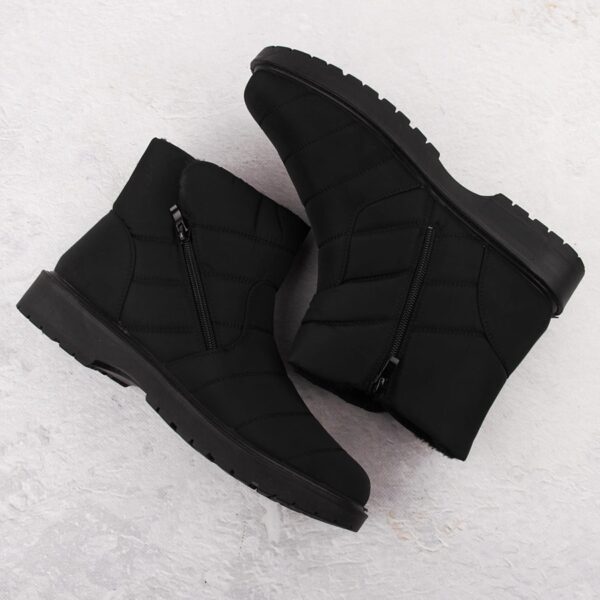 Wodoodporne śniegowce męskie ocieplane czarne Unisoft 8002