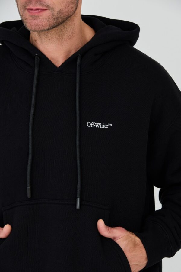 OFF-WHITE Czarna męska bluza