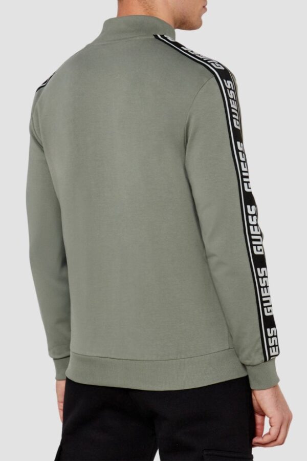 GUESS Zielona męska bluza New Arlo