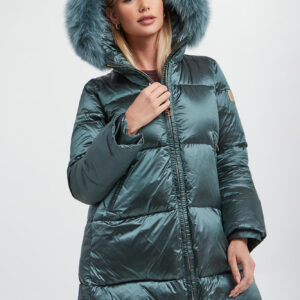 Płaszcz damski puchowy CESARE CASADEI