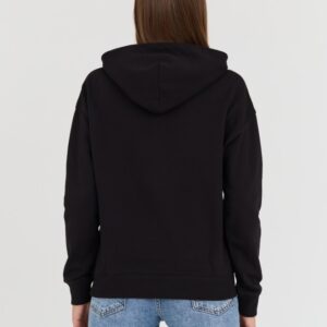 TOMMY JEANS Czarna damska bluza z kapturem
